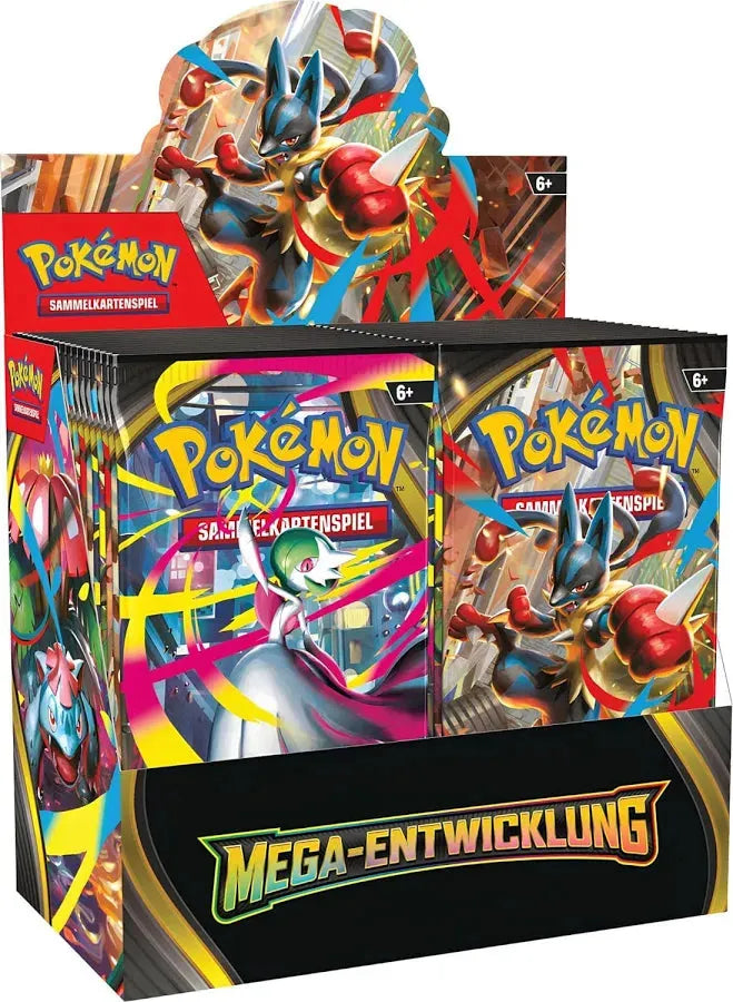 Pokémon Mega Entwicklung Booster Display (DE)