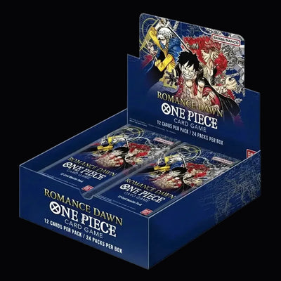 One Piece OP-01 Romance Dawn – Blue Bottom 1st Print English Booster Display (EN)