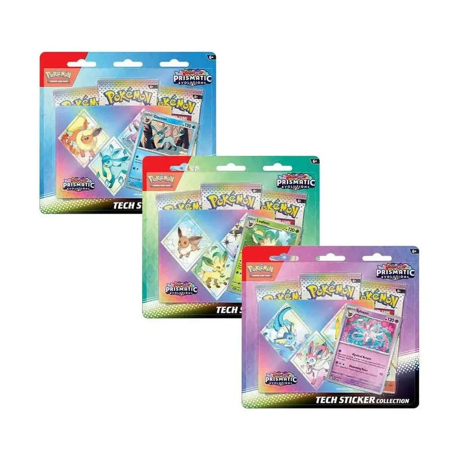 Pokémon Scarlet & Violet: Prismatic Evolutions Tech Sticker Collection (EN)
