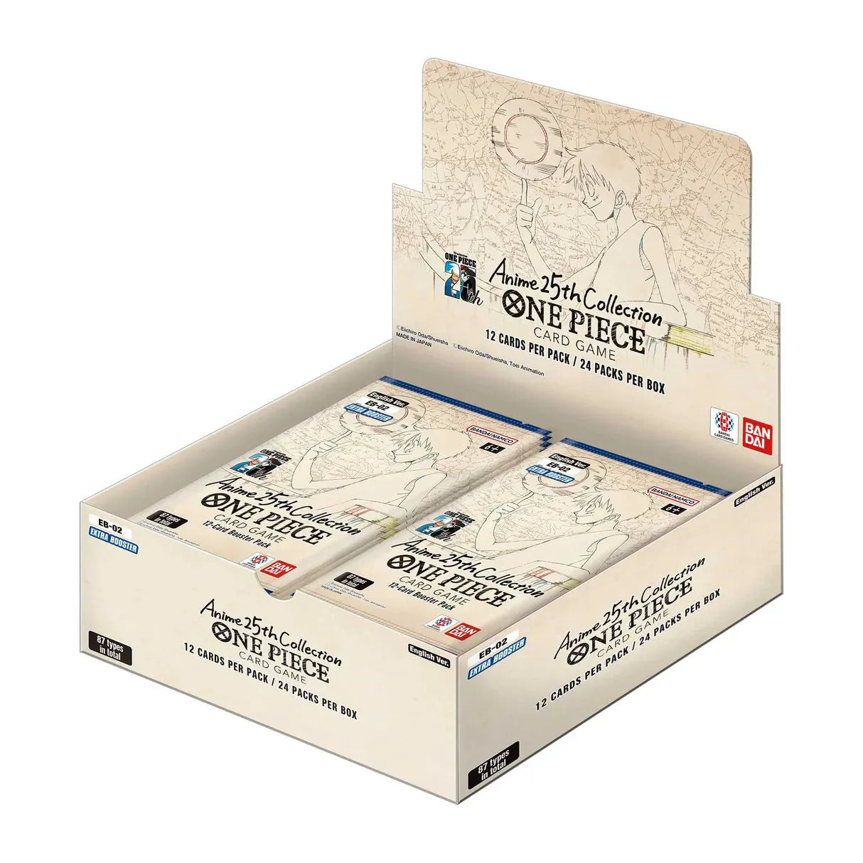 One Piece EB-02 Anime 25th Collection – Booster Display (EN)